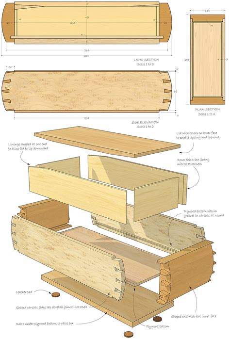 dovetail box metal|free dovetail box plans.